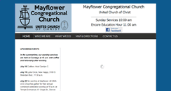 Desktop Screenshot of mayflowercolorado.org